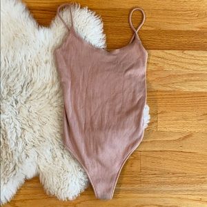 Blush body suit